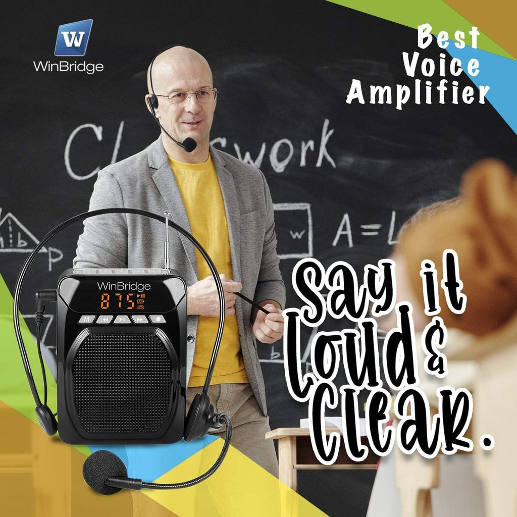 15W Voice Amplifier with Lavalier Microphone and Headset Microphone D229635