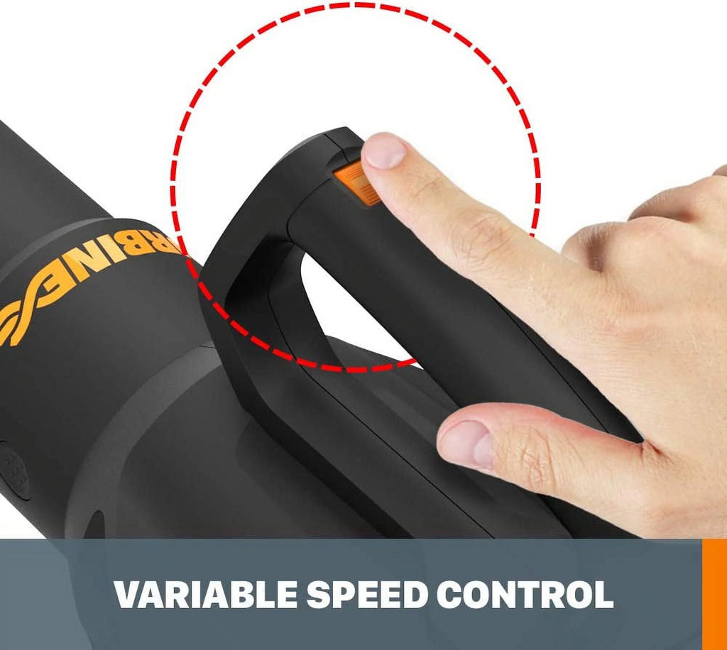 20 Volt Cordless 2 Speed Leaf Blower with 2 Batteries Y889