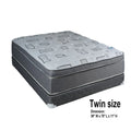 Twin 39x75x11 Plush Eurotop Pillowtop Mattress Set with Mattress Protector X47047