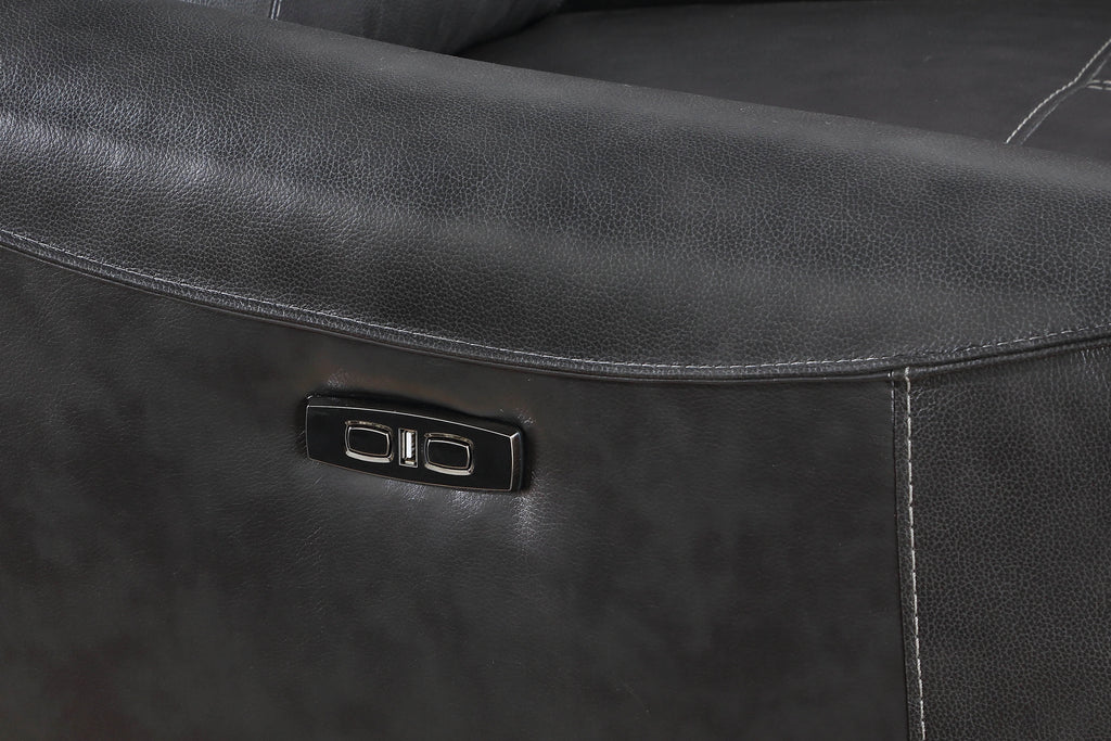 Charcoal Upholstered Loveseat T364