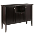 Brown Wood Sideboard E216