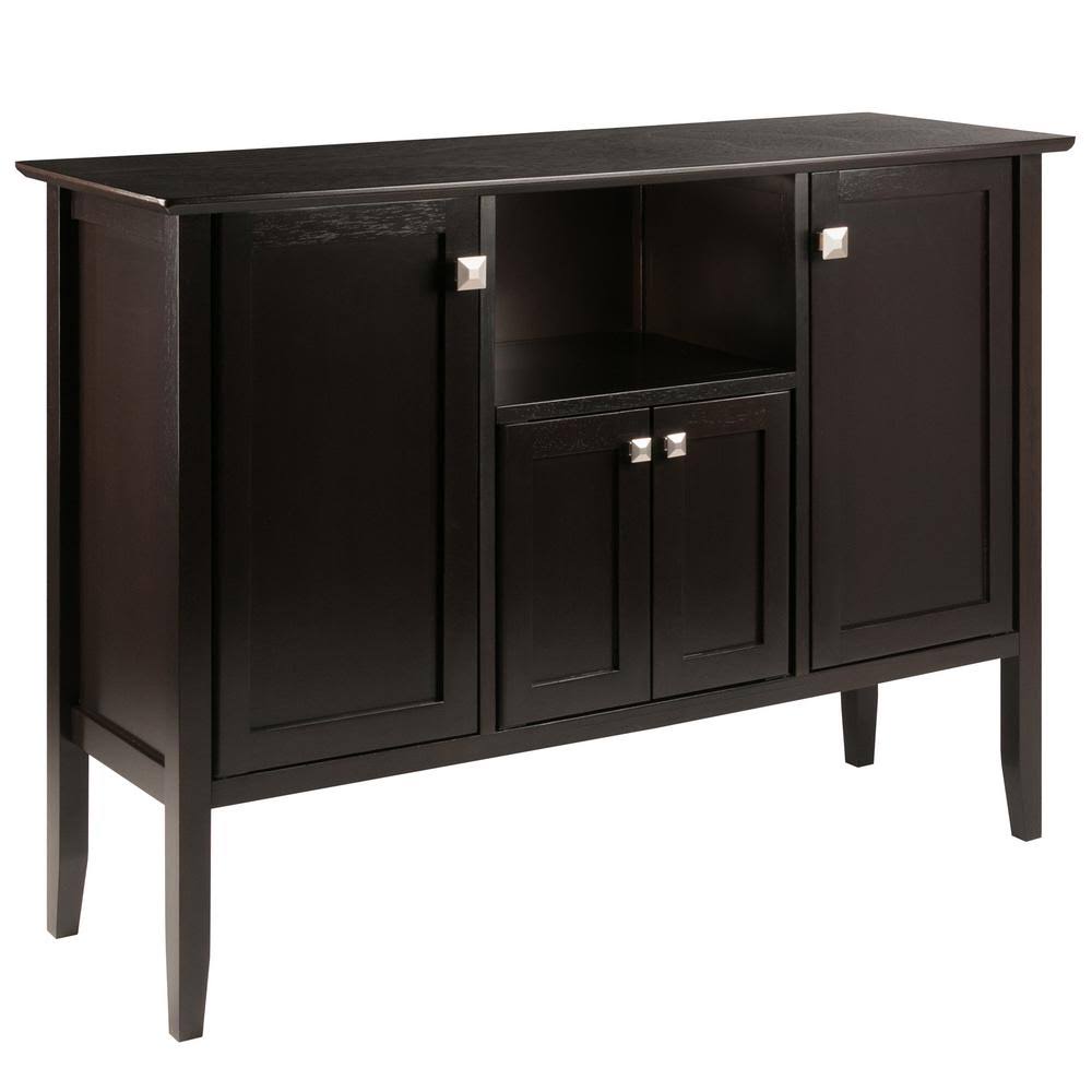 Brown Wood Sideboard E216