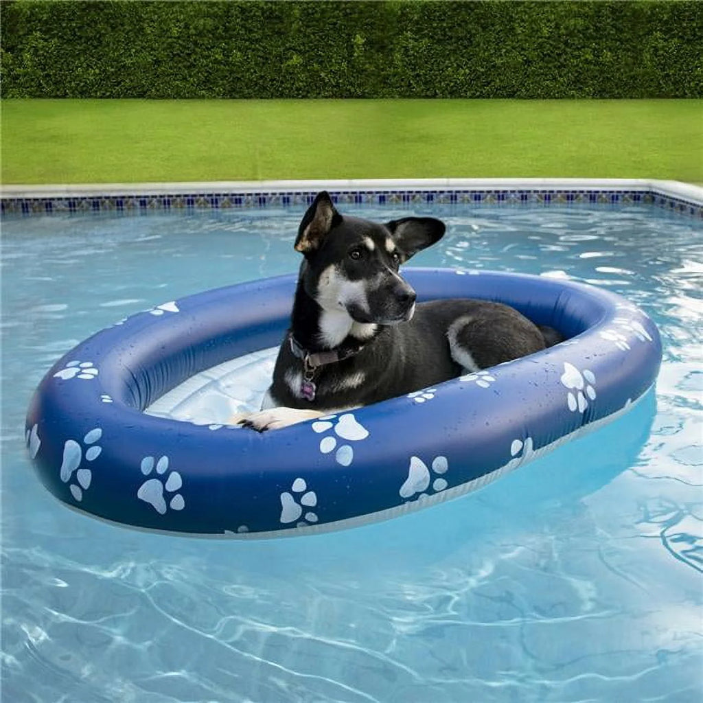 Dog Pool Float and Lounger, Blue F16799
