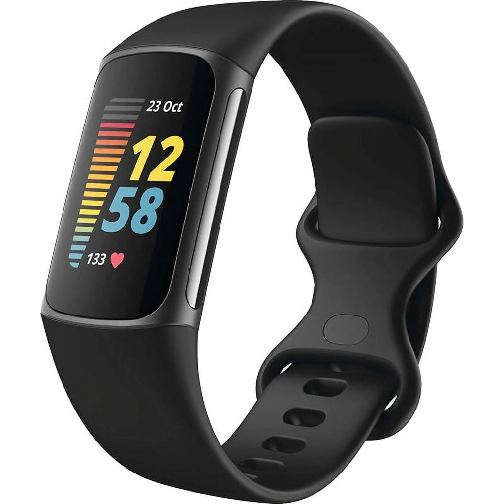 Black/Graphite Stainless Steel Fitness Tracker B900968