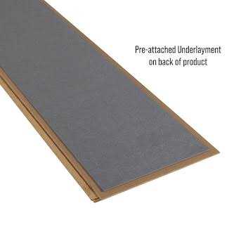Chestnut 12-mm T x 7-1/2-in W x 47-1/4-in L Waterproof Wood Plank Laminate Flooring Z426481