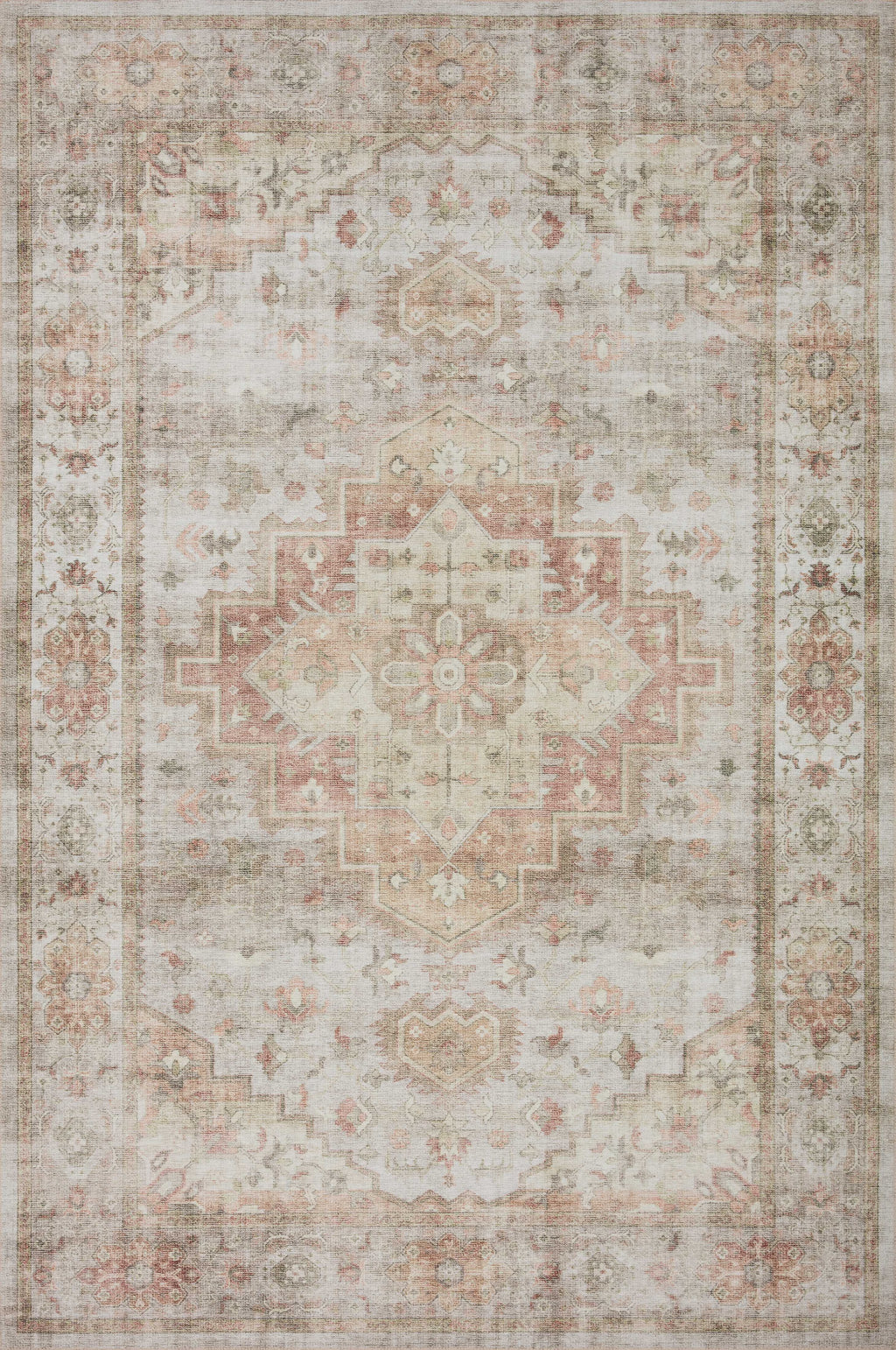 Sage Multi Oriental Area Rug 7'-6" x 9'-6" E94640