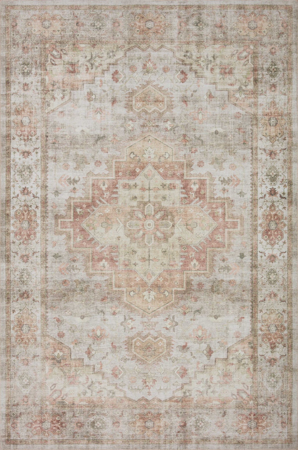 Sage Multi Oriental Area Rug 7'-6" x 9'-6" E94640