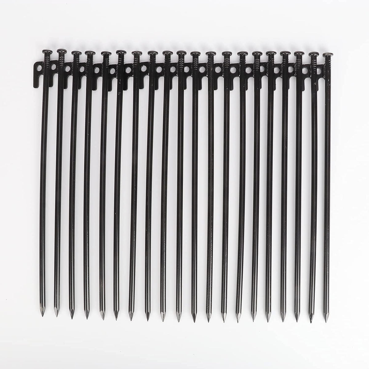 15.7 Inches 20 Pcs Heavy Duty Steel Tent Stakes D2762