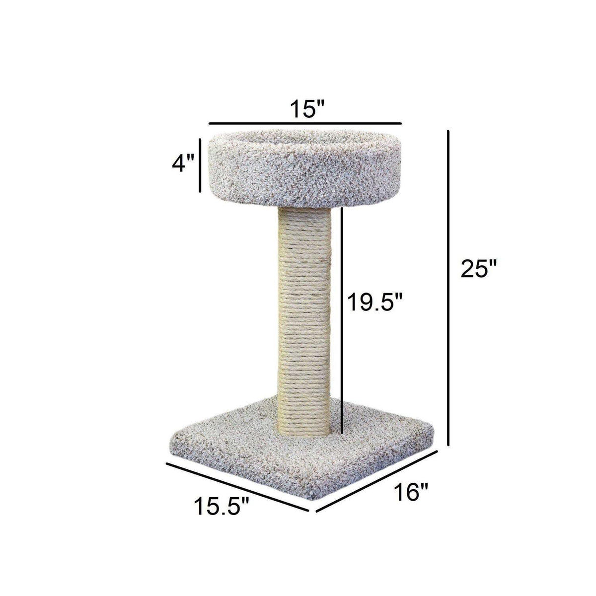 Cat Scratching Post with Sleeping Perch U634694