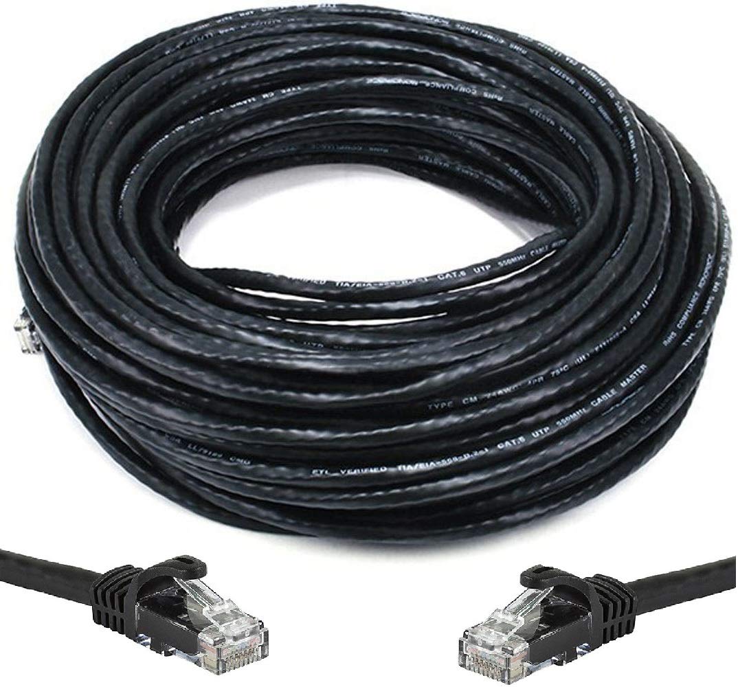 200 FT Heavy Duty CAT6 Waterproof Outdoor Direct Burial UV Resistant Ethernet Patch Cable P55760