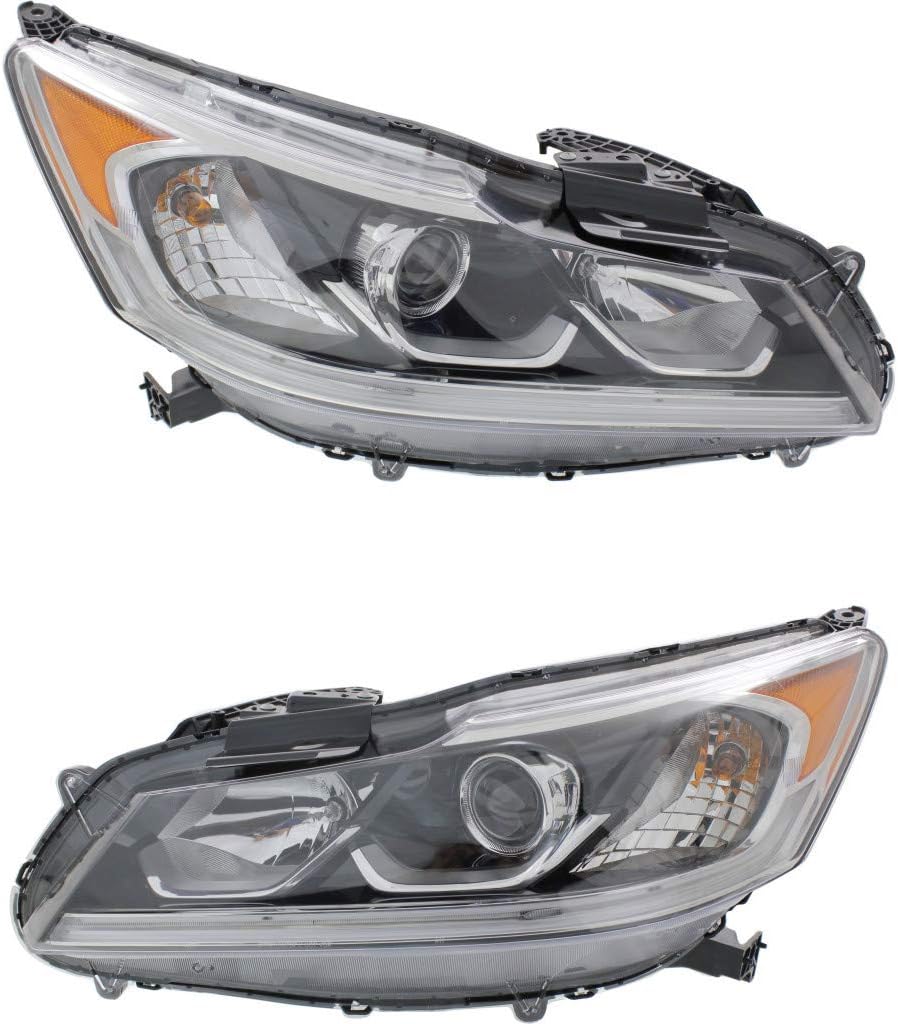 Passenger Side Headlight for Honda Accord 2016 2017 O341317