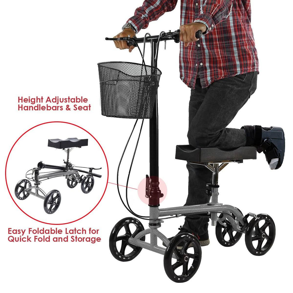 Foldable Steerable Knee Walker Scooter W165