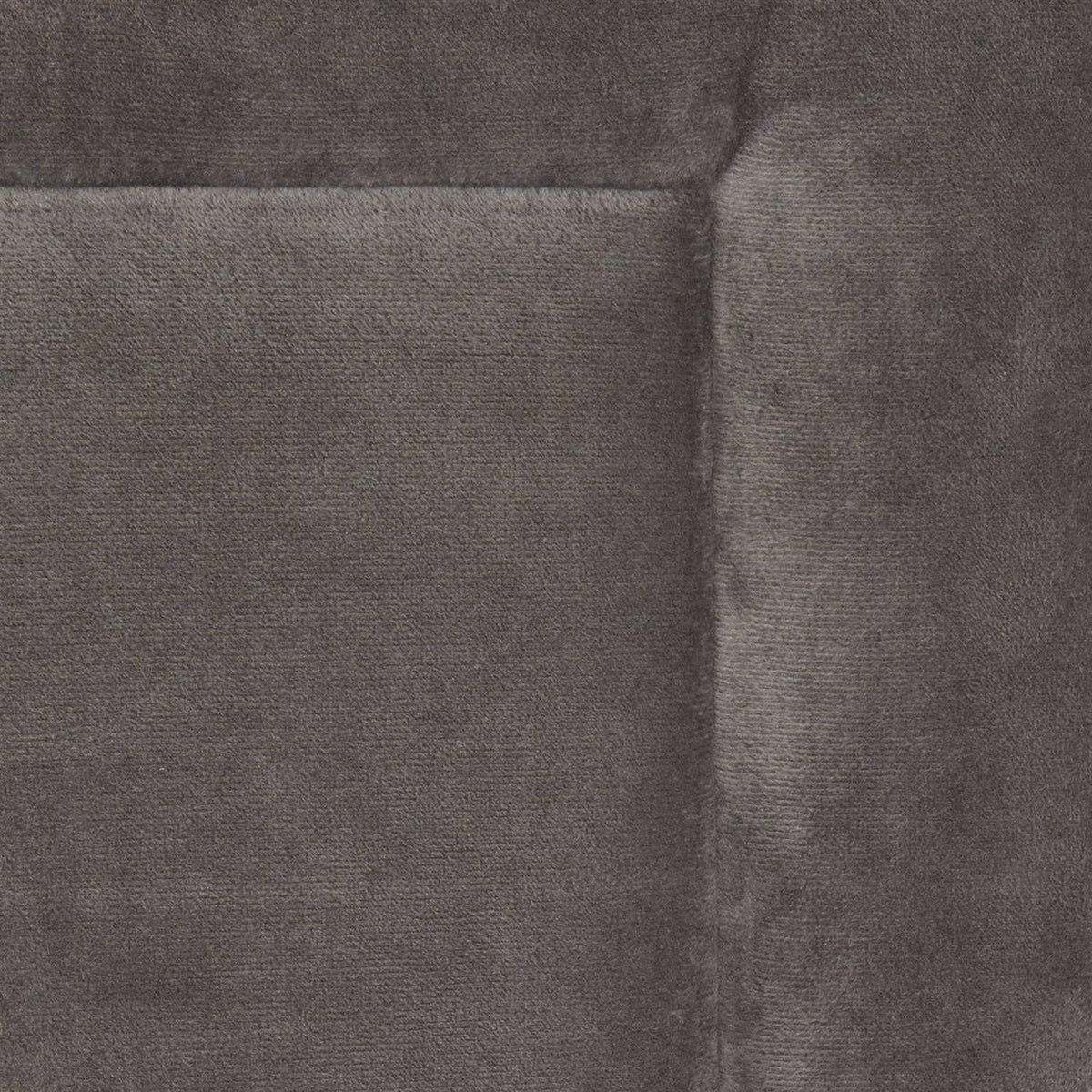 Dark Grey Velvet Dog Crate Mat and Pet Bed C97916