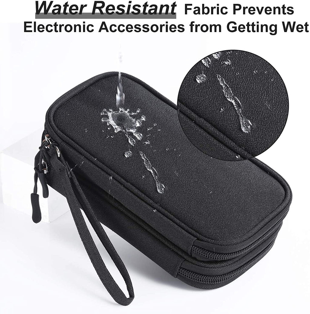 Compact Light Grey Travel Electronics Organizer Bag M937742