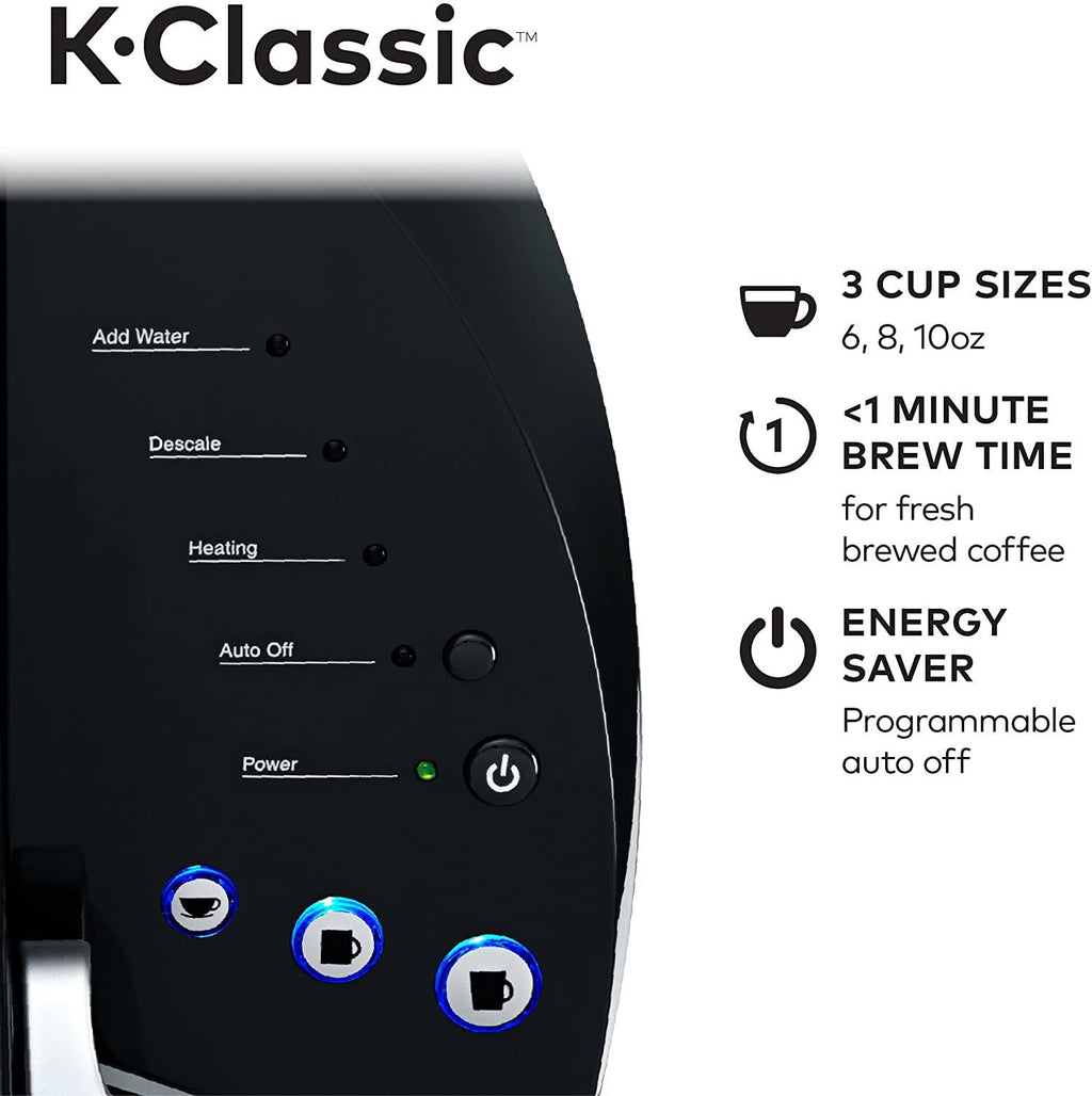 Black Single Serve K-Cup Pod Coffee Brewer G57363
