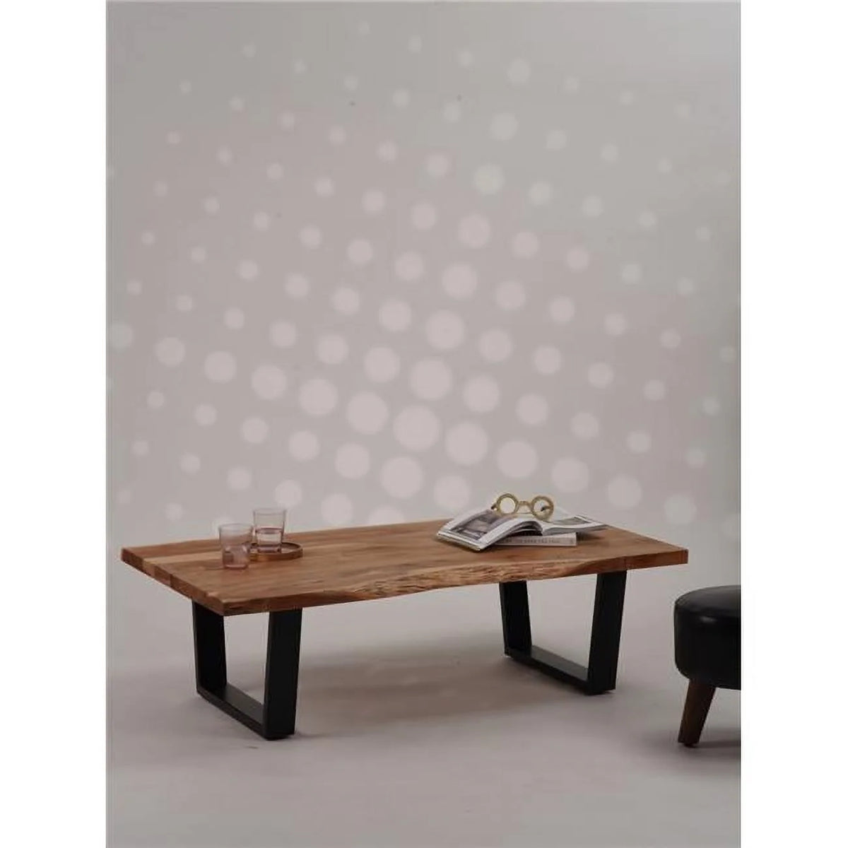 50 in. Elm Live Edged Coffee Table L771