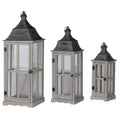 Gray Set of 3 Lanterns O120718