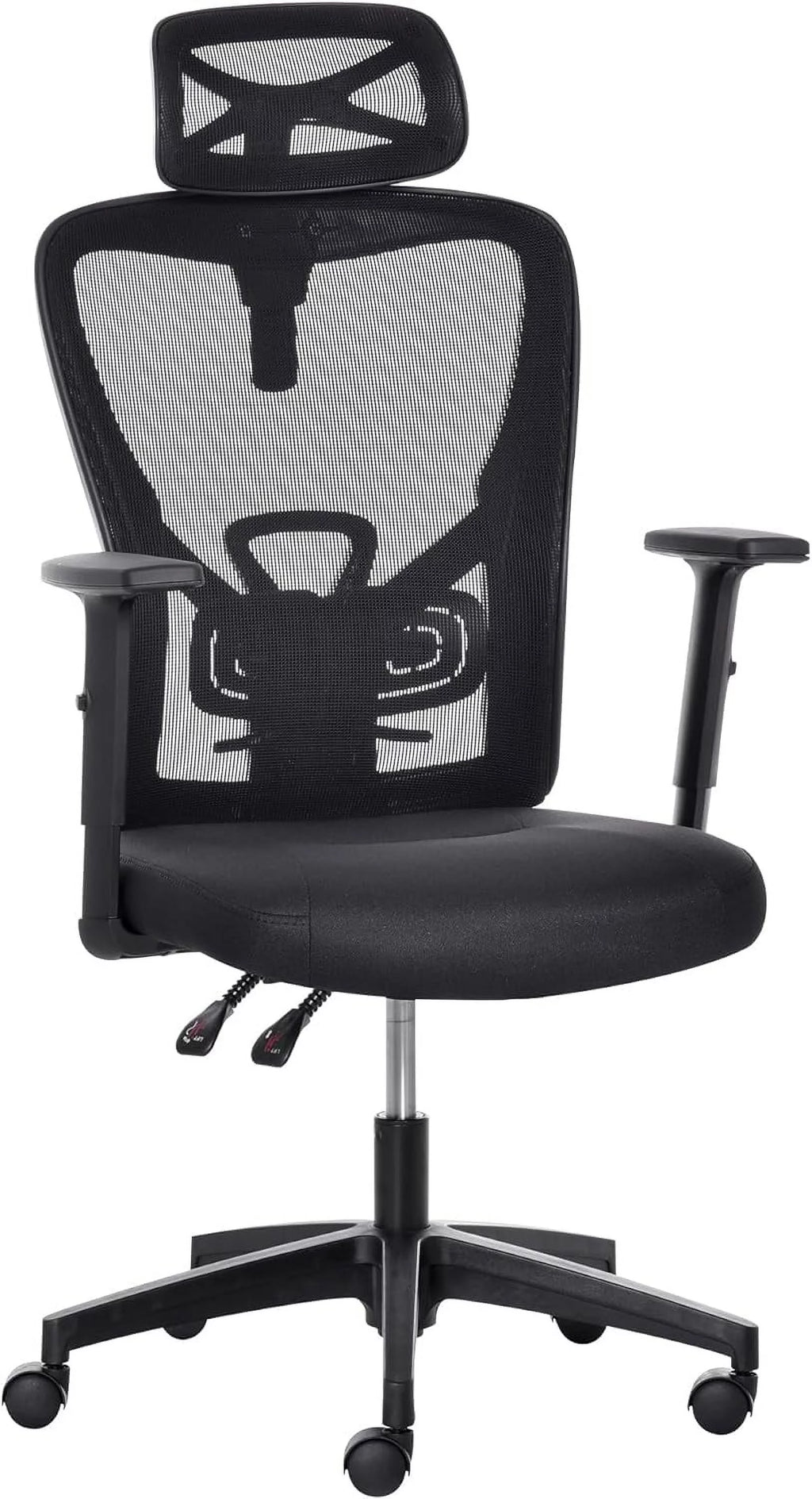 Black Ergonomic Mesh Office Chair with Lumbar Support V106