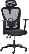 Black Ergonomic Mesh Office Chair with Lumbar Support V106