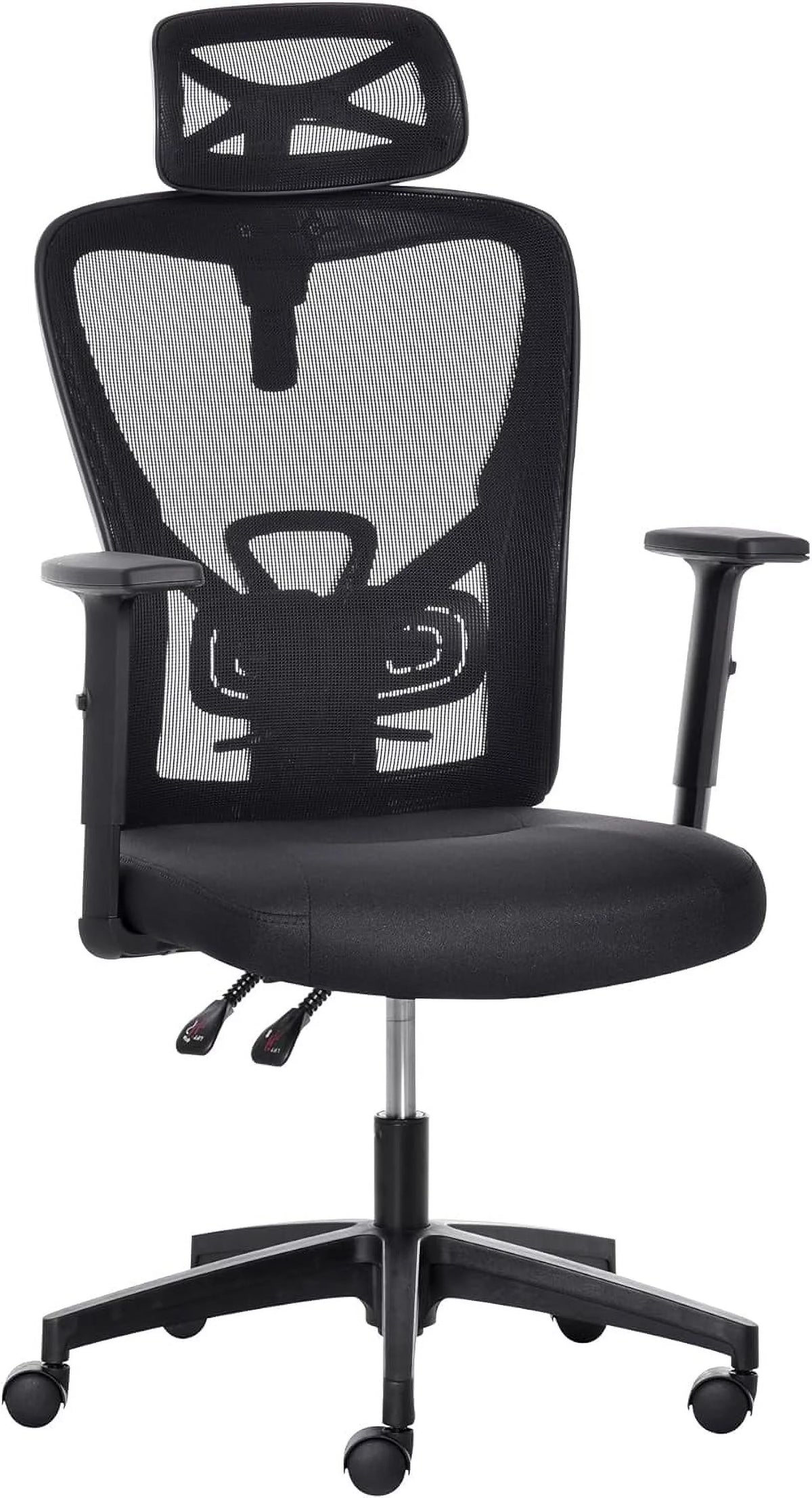 Black Ergonomic Mesh Office Chair with Lumbar Support V106