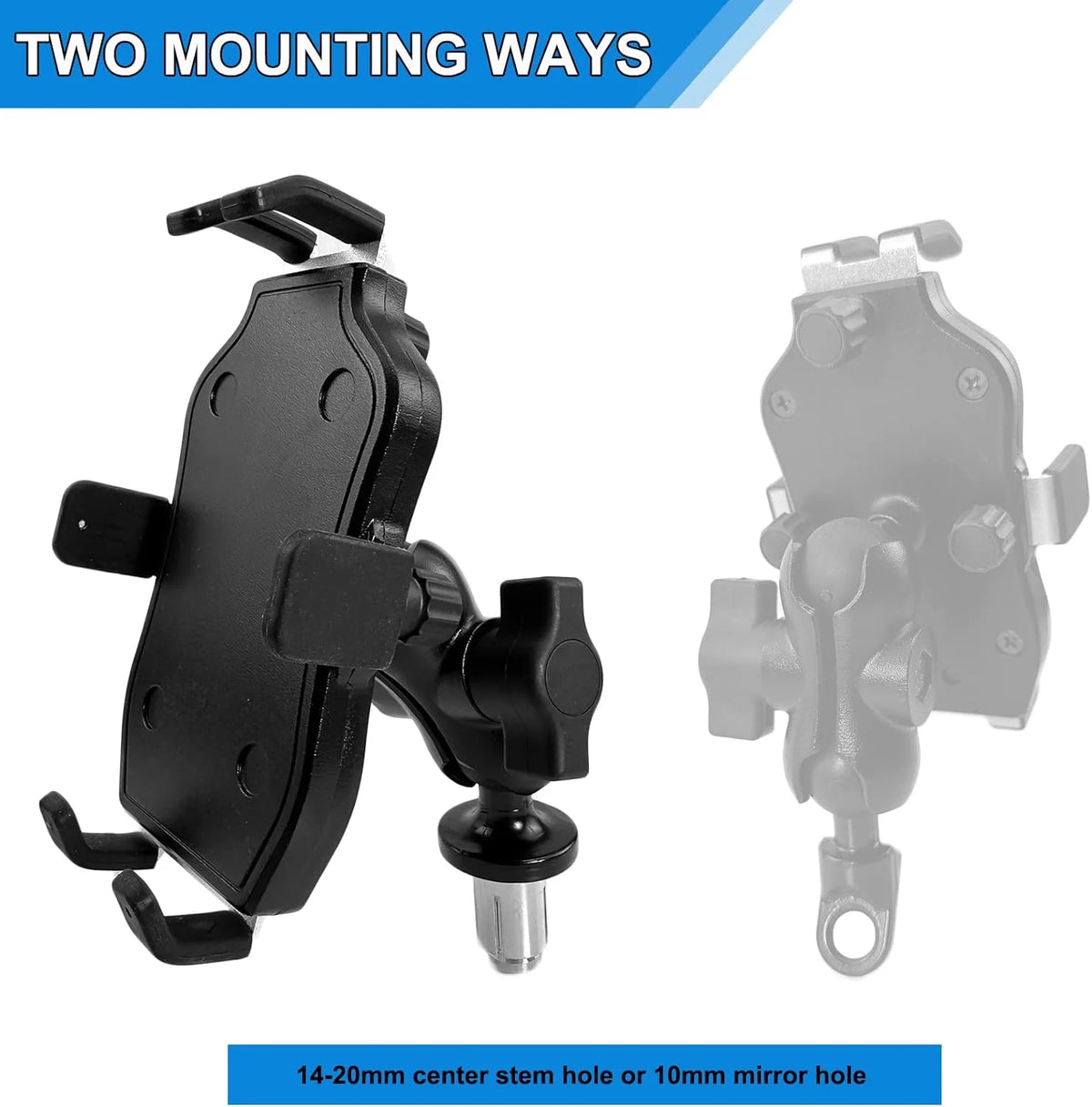 Motorcycle Phone Mount Fork Stem Holder G295924