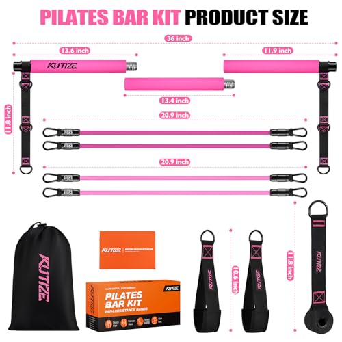 Pilates Bar Kit with Resistance Bands Y9780