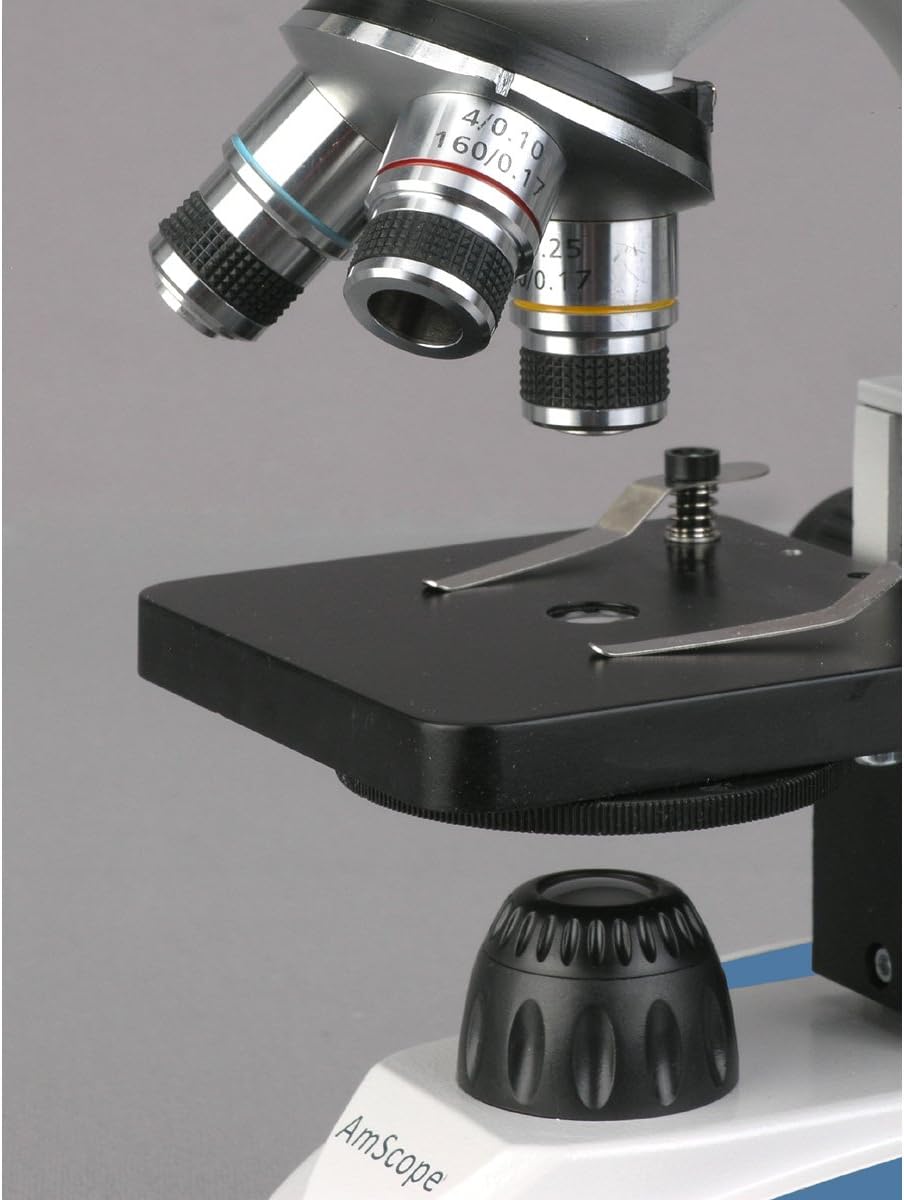 Compound Monocular Microscope, 40x-1000x Magnification, LED Illumination S16911