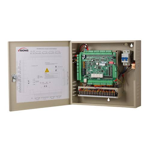 Four Door Access Control Panel Controller Board with Cabinet TCP/IP Wiegand R256071
