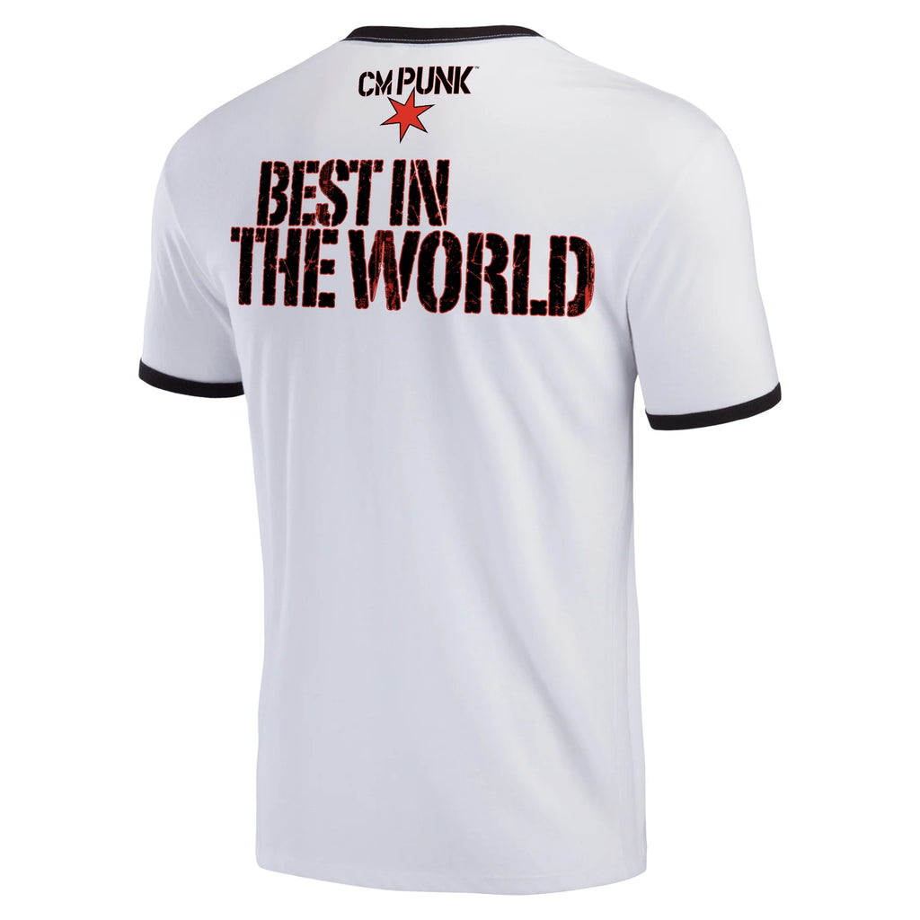 Men's White/Black Ringer T-Shirt F64369