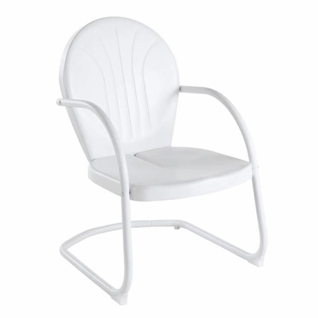 Aqua Metal Outdoor Patio Chair Y86497
