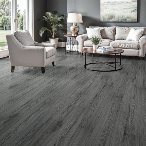 Peel and Stick Floor Tile, 36-Pack Self Adhesive Vinyl Plank Flooring Waterproof Tile Sticker X913262