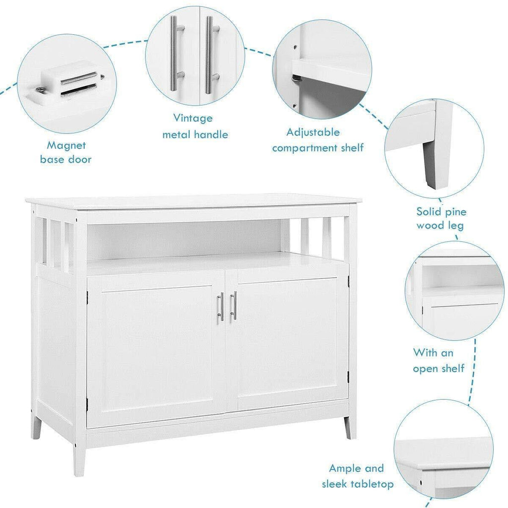 Kitchen Storage Sideboard Buffet Cabinet W392