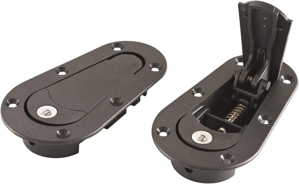 Black Pack of 2 Hood Latch and Pin Kit A900