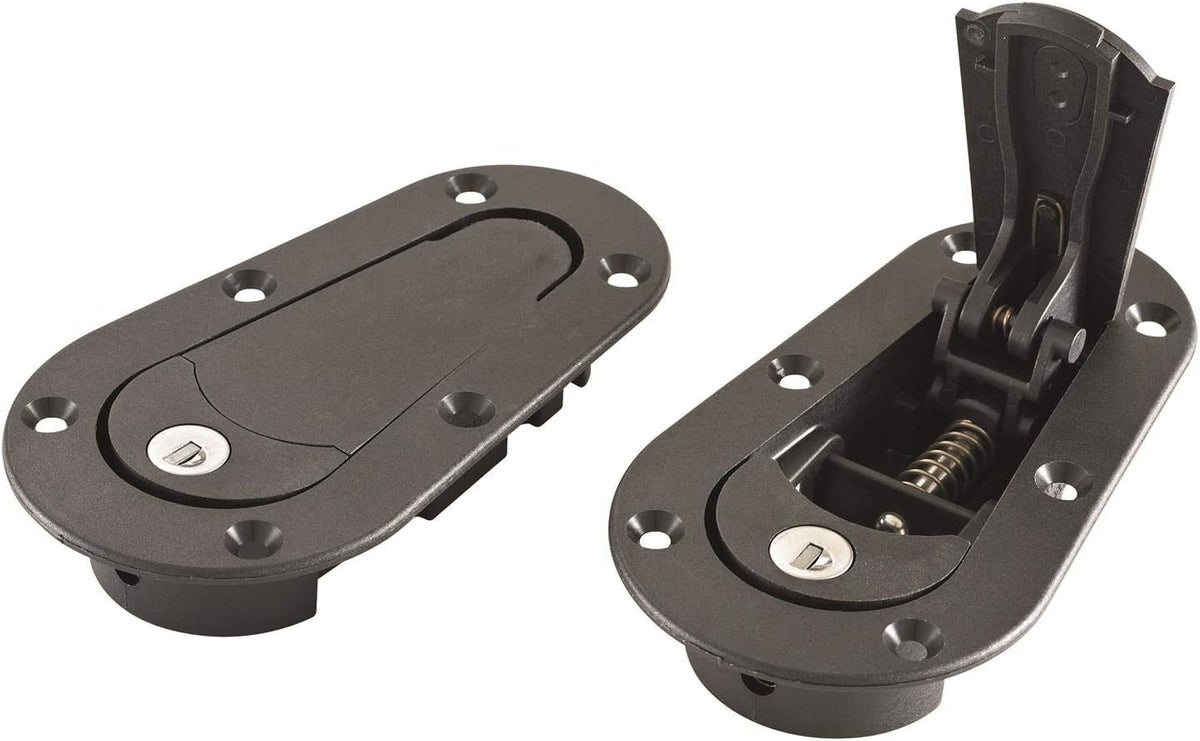 Black Pack of 2 Hood Latch and Pin Kit A900