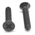 Black Oxide Flat Head Sheet Metal Screws T292889