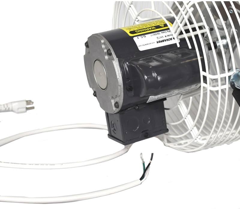 Black 12x22 Deep Guard Circulation Fan C7385
