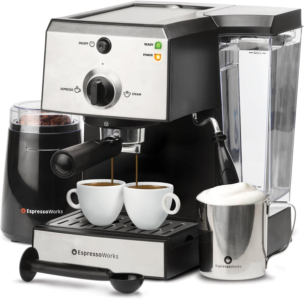 15 Bar Espresso Machine & Cappuccino Maker with Milk Steamer L25854