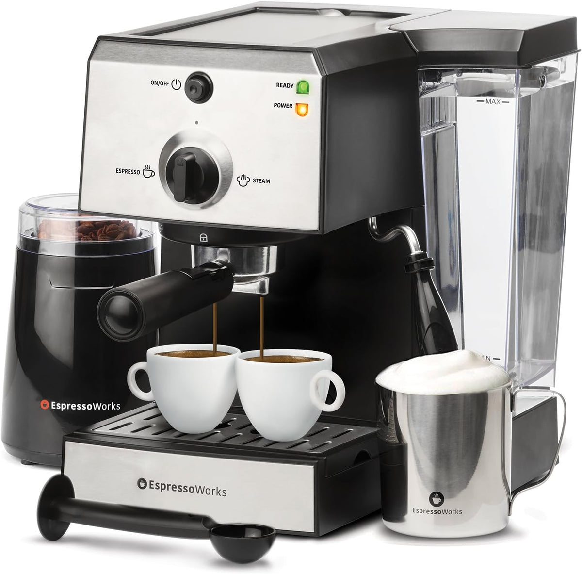 15 Bar Espresso Machine & Cappuccino Maker with Milk Steamer L25854