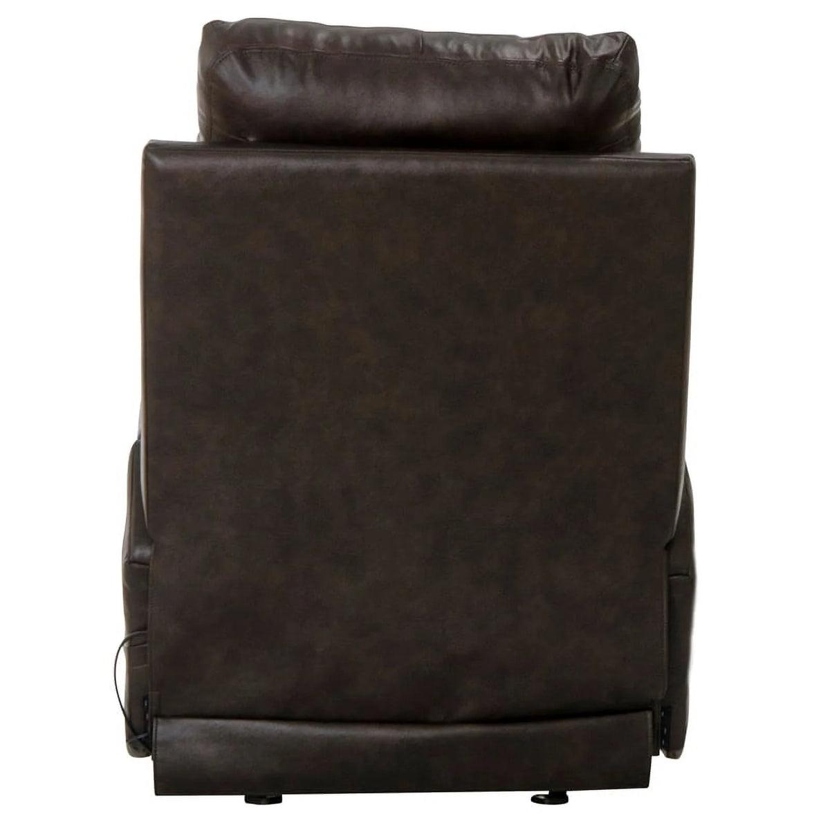 Brown Top Grain Italian Leather Power Recliner A32563