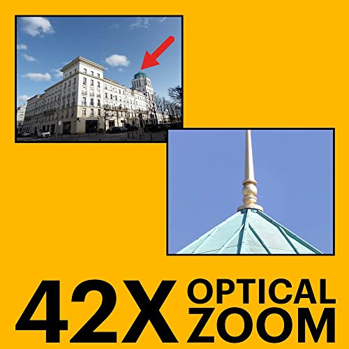 Red 20MP Digital Camera 42X Optical Zoom 24mm Wide Angle 1080P Full HD Video O6927