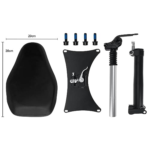 Electric Scooter Seat Height Adjustable Leather Saddle Foldable Removable C641434