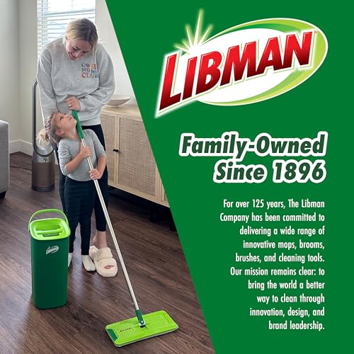 Microfiber Wet & Dry Mop and Bucket System with 4 Pads P598