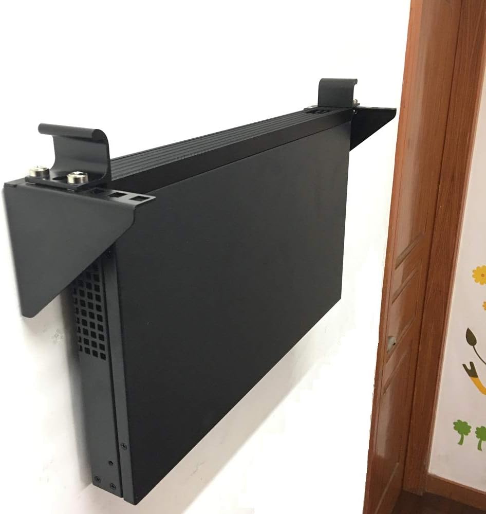 3U Lightweight Foldable Wall Mount Patch Panel Bracket, 19 inch Steel, Pack of 2 A303