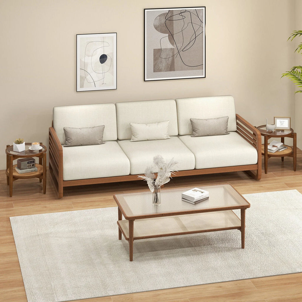 Set of 2 Storage Side Table F841