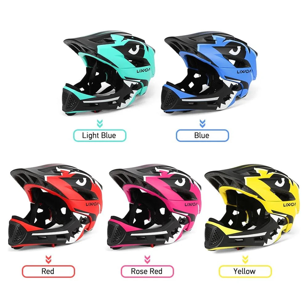 Kids Detachable Full Face Helmet for Cycling Skateboarding Roller Skating B503450