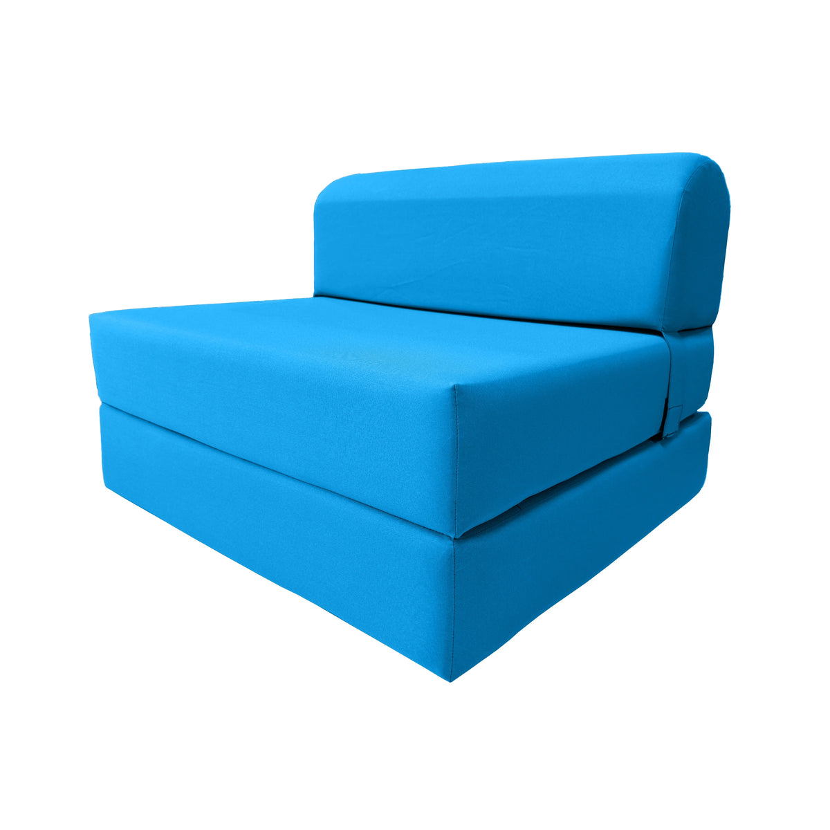 Turquoise Folding Foam Sleeper Chair J25996