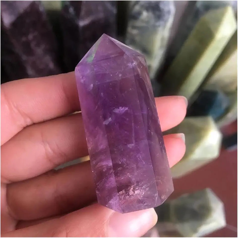 Natural Crystal Rough 1pcs Amethyst Points 50MM V156