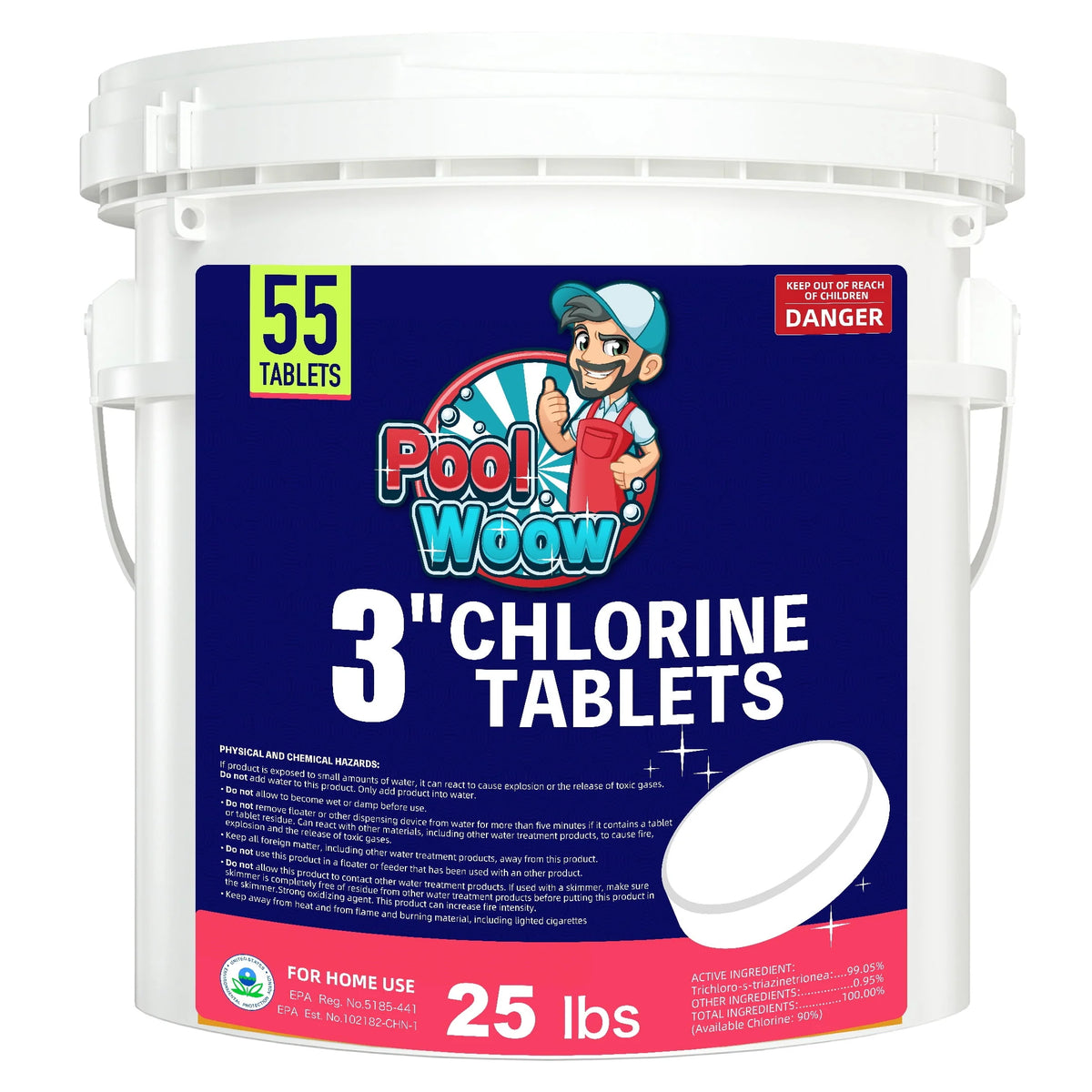 3 inch Chlorine Tablets T458