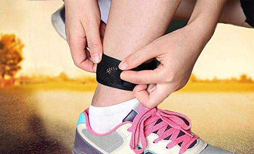 Soft Adjustable Wear Ankle Strap Band with Mesh Pouch B374