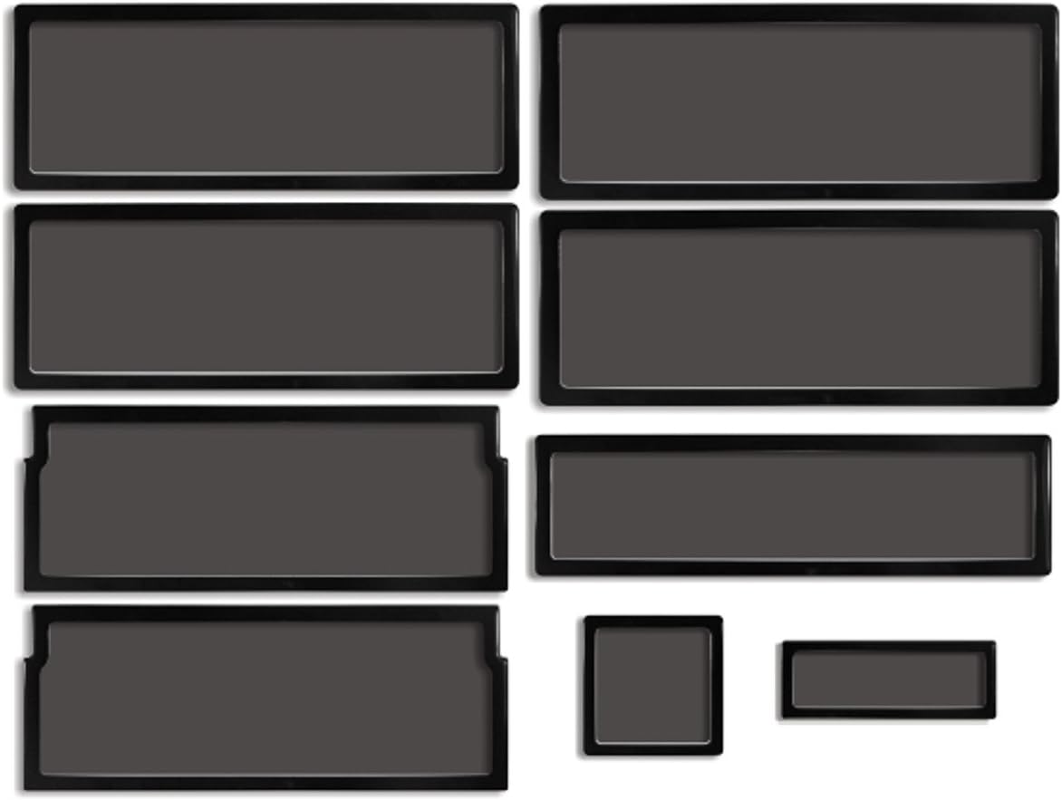 Black Frame Black Mesh Dust Filter Kit B488